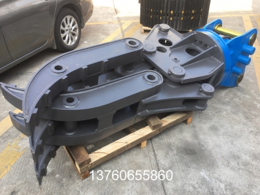 120挖(wa)機(ji)抓鋼機